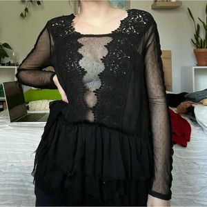 free people sheer top